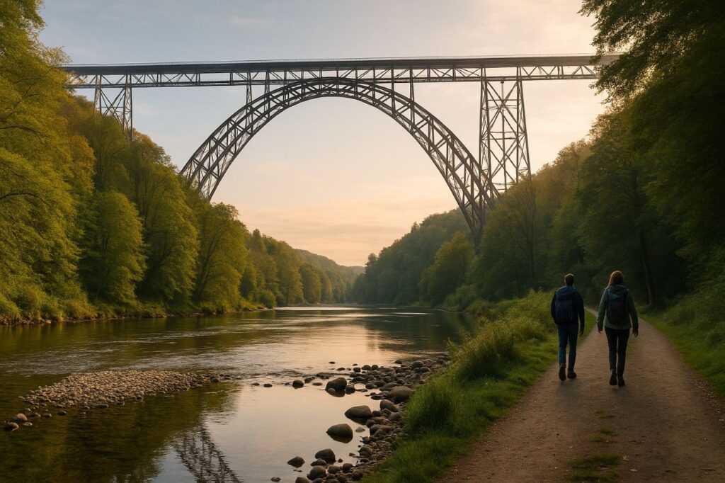 Die Wupper: fantastisches Naturszenario